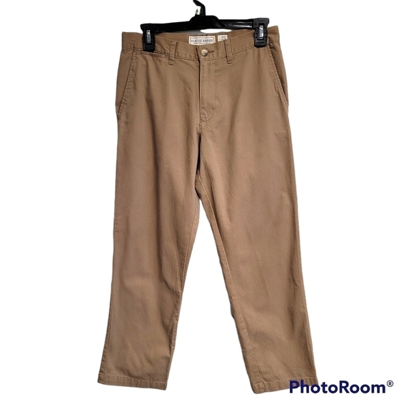 Old Navy Classic Casual Neutral Khakis Chino Pants Mens Size 29x30 - Picture 8 of 8